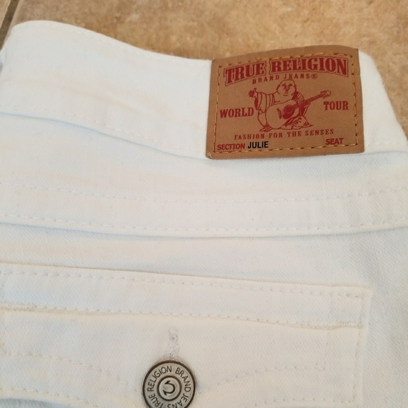 True Religion Jeans White Julie style - Picture 2 of 4
